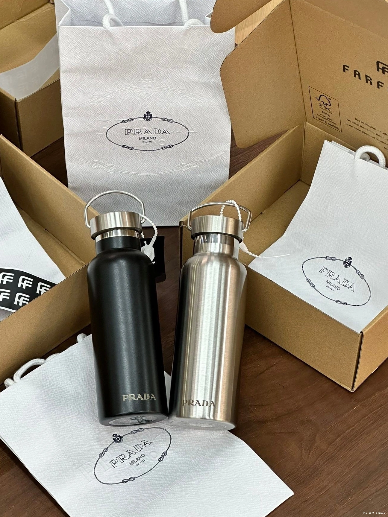 PRADA STEEL BOTTLE STAINLESS 2.0 0716